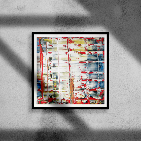 gerhard richter art Abstraktes Bild, 1992 print