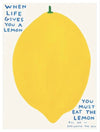 David Shrigley Art When Life Gives You Lemons print