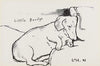 david hockney art little boodge dog print